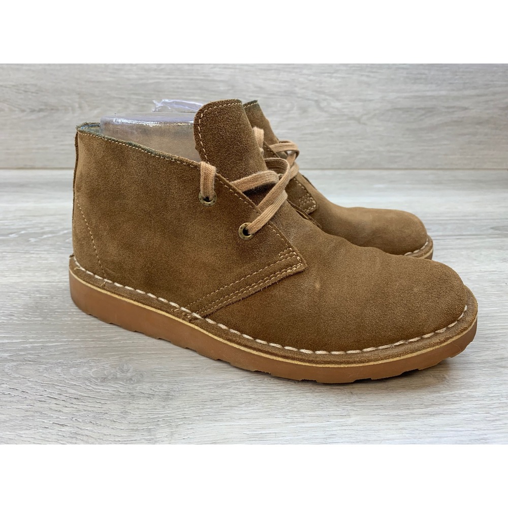 LL Bean Women's Chukka Desert Boots Brown Suede 7.5 Casual Comfort Shoes